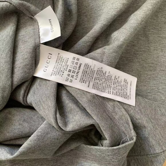 Gucci x Disney Oversized Logo-Print T-shirt Grey - Picture 2 of 12